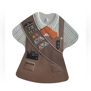 Girl Scout Brownie Uniform Tin 2020 7" X 6" x 2" Ashton Farms USA Empty Tin